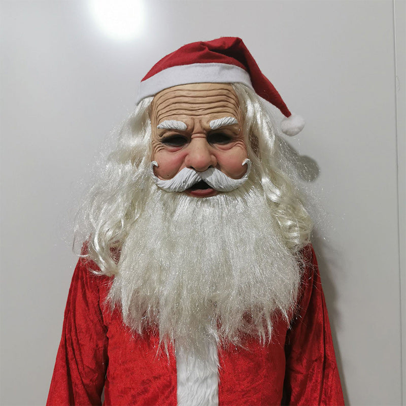 Adult Full-Face Mask | Realistic Elderly Man Design | Natural Latex | Halloween Cosplay
