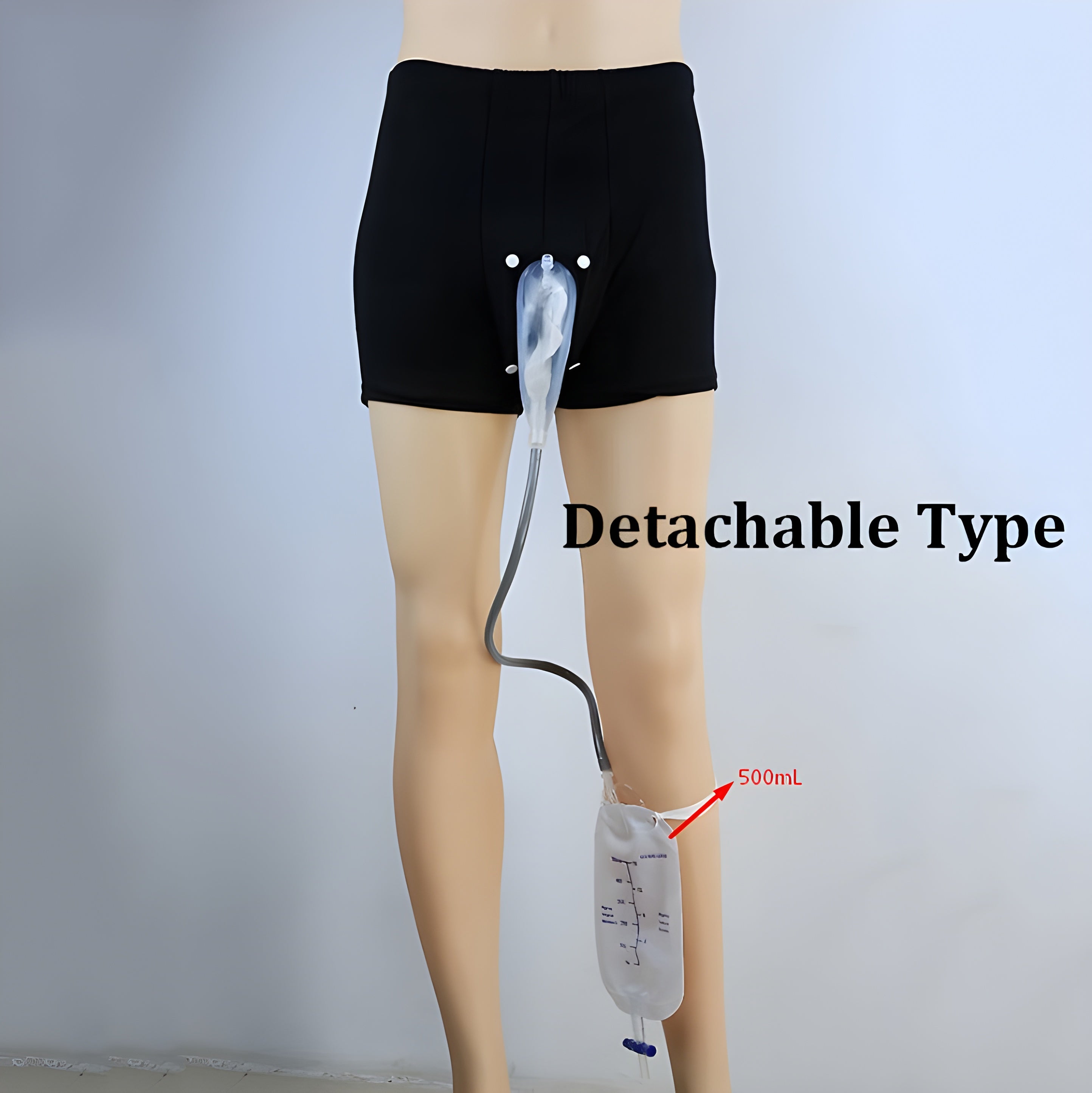 Adult Incontinence Underwear | Reusable, Built-In Collector Pouch | Silicone Lining & Washable
