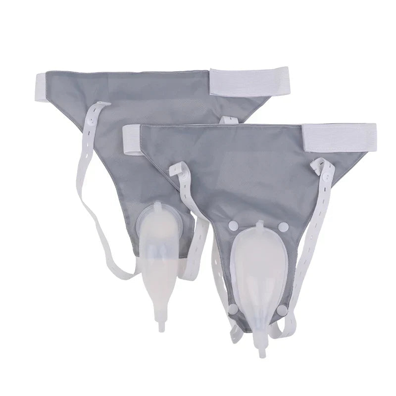 Adult Urine Collector | Silicone Cavity & Catheter Bag | Cotton Underwear | Leakproof