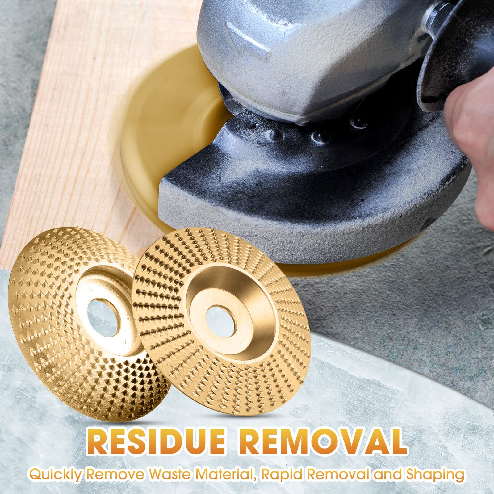 Angle Grinder Disc for Woodworking | Shaping & Carving | Tungsten Carbide