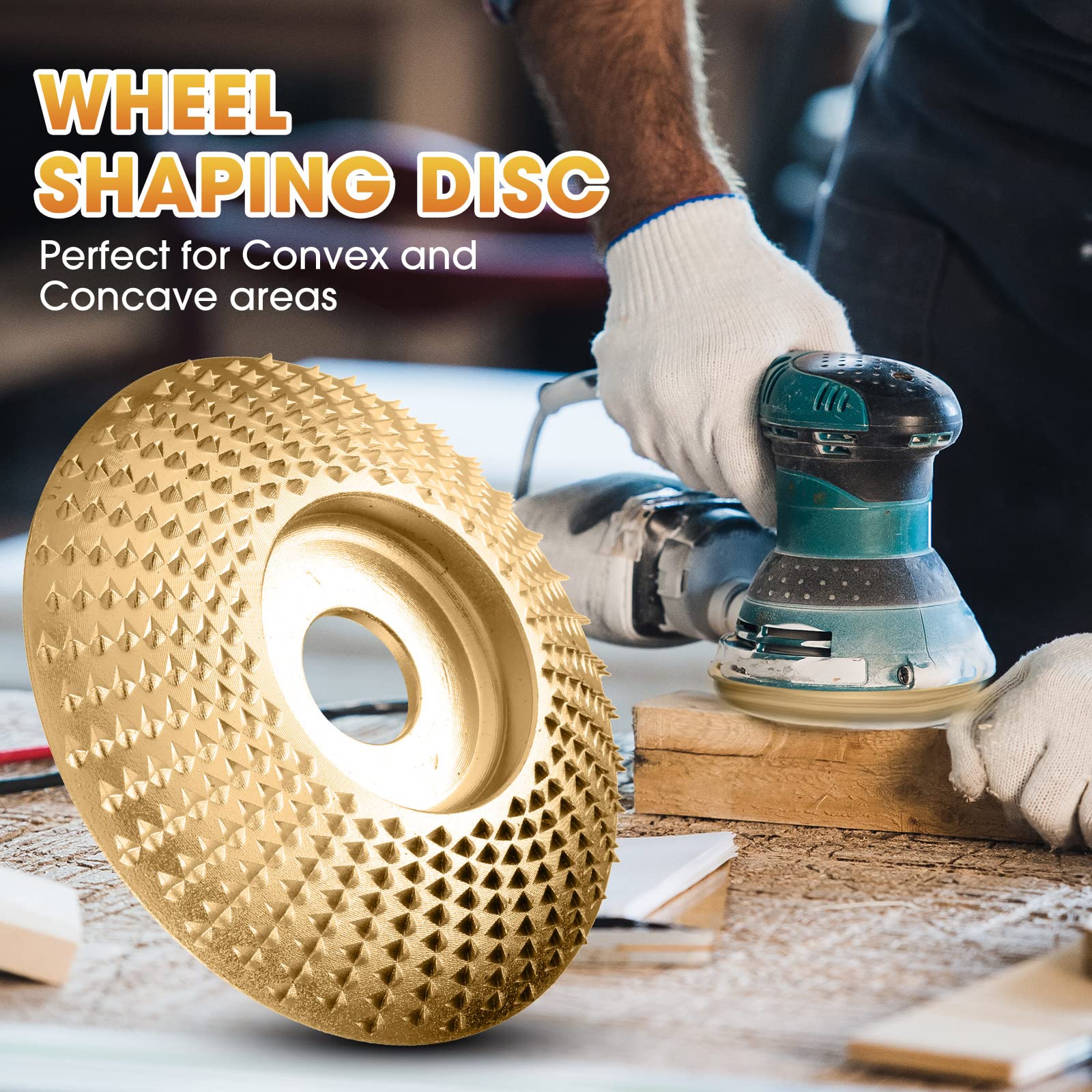 Angle Grinder Discs | Tungsten Carbide Shaping & Carving | Flat, Bevel & Arc Discs | Durable Design