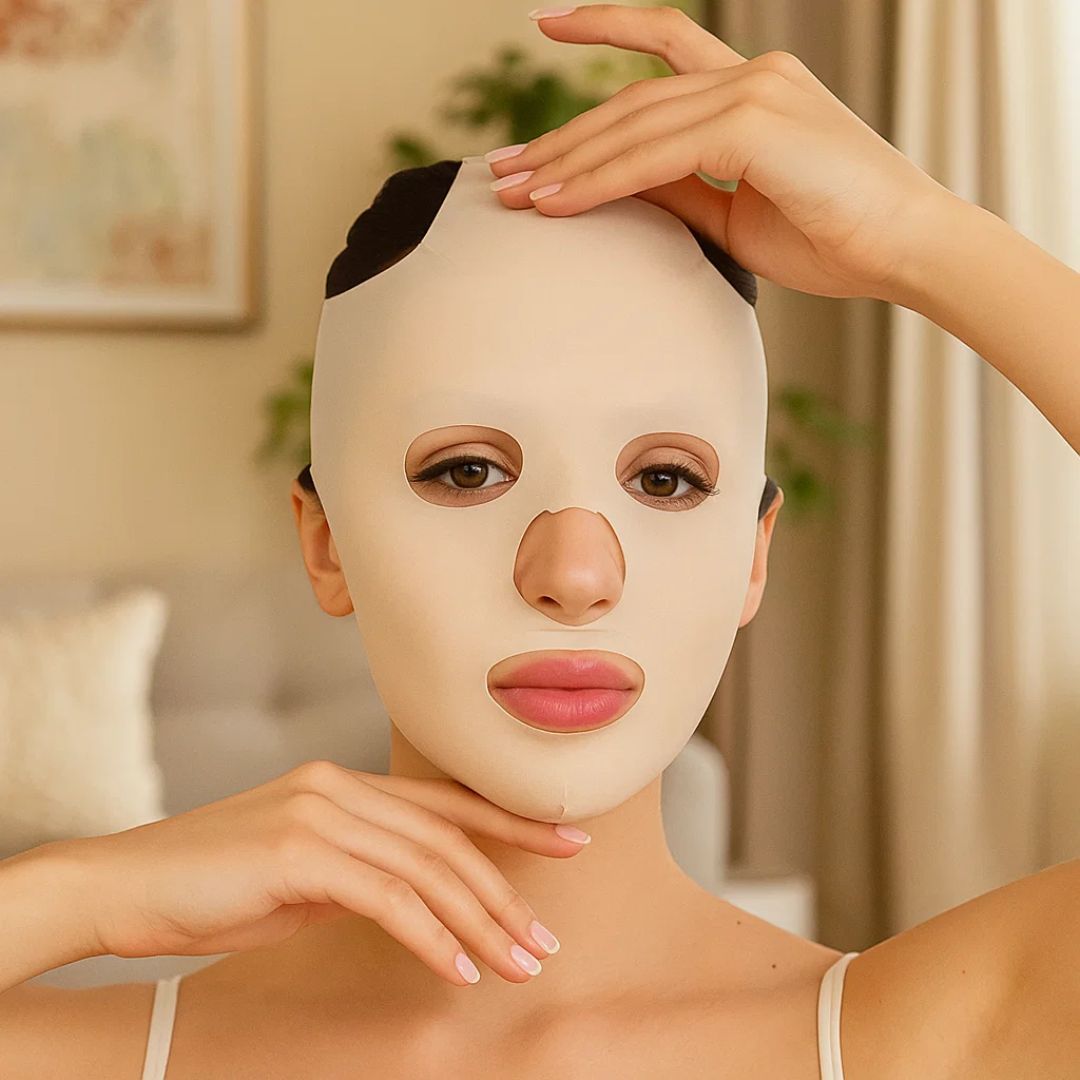 Anti-Wrinkle Face Mask for Mature Skin | Reusable Compression & Ergonomic Fit | Overnight Firming