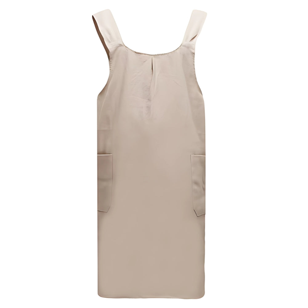 Apron | Korean-Inspired Cross-Back Design | Two Front Pockets | Comfortable Fit