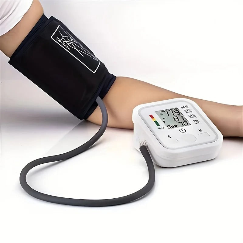 Automatic Digital Blood Pressure Monitor | Large LCD & Color Indicator | Dual User Profiles