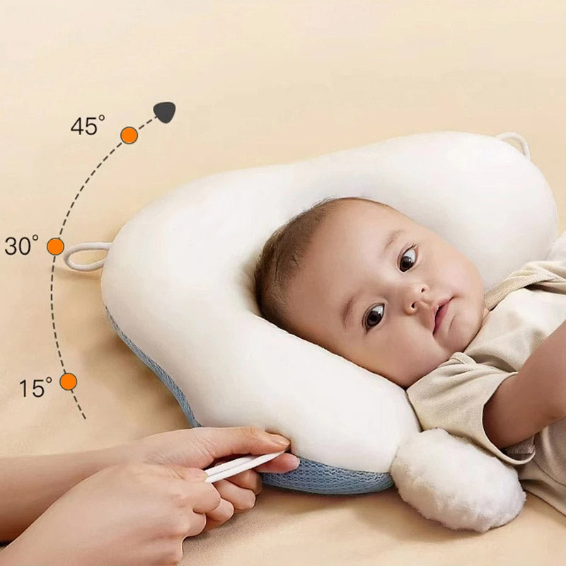 Baby Sleep Cushion | Ergonomic Womb-Like Design | Cotton Cover & Memory Foam | 0-12 Months