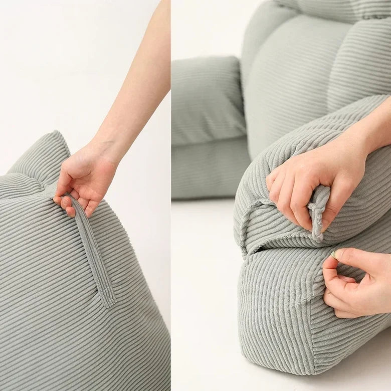 Backrest Pillow | Memory Foam & Arm Support | Removable Cover | For Reading & Gaming