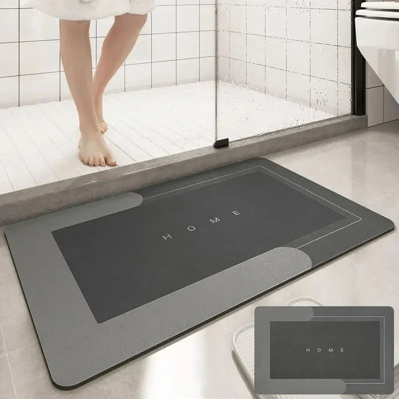 Bath Mat | Super Absorbent & Quick-Drying | Non-Slip Backing, 40×60 cm | Soft Cushioned Comfort