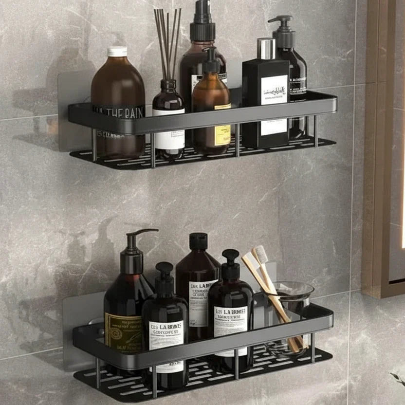 Bathroom Shelf | Drill-Free Self-Adhesive Mount | 5 kg Capacity | Space-Saving