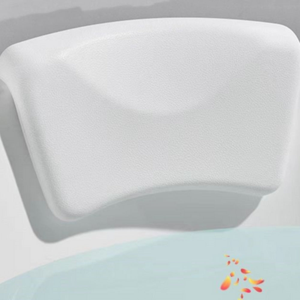Bathtub Neck Pillow | Contoured Ergonomic Support | Waterproof Silicone & Quick-Dry | Spa Comfort