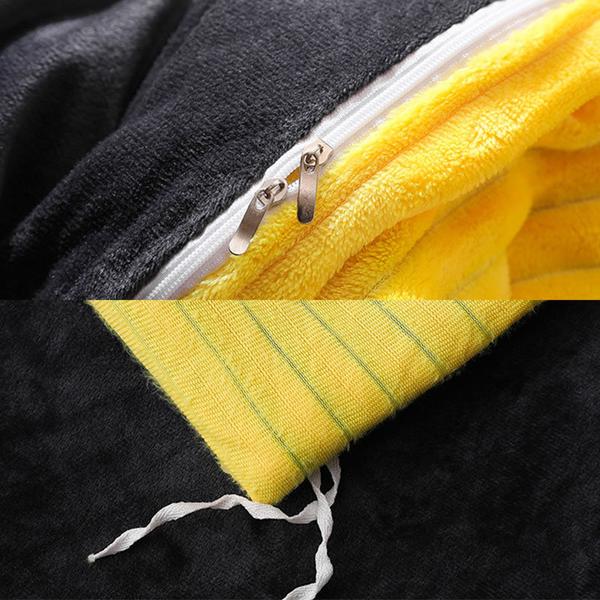 Bedding Set | Thick Corduroy Velvet | 3-Piece Duvet Cover & Pillowcases | Cozy Warmth