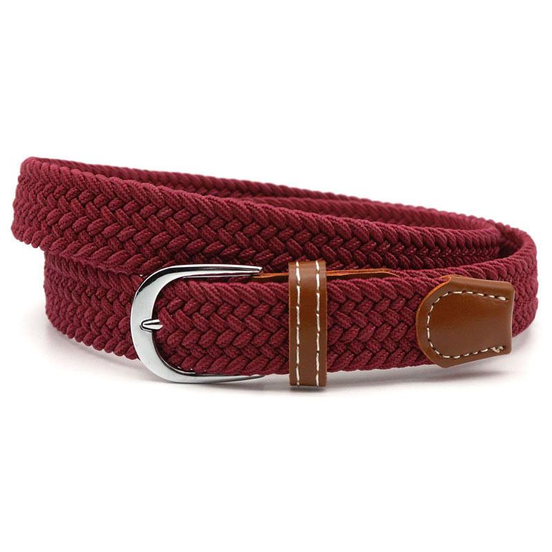 Belt | Stretch Braided Design | Hole-Free Adjustable Fit | Breathable Comfort