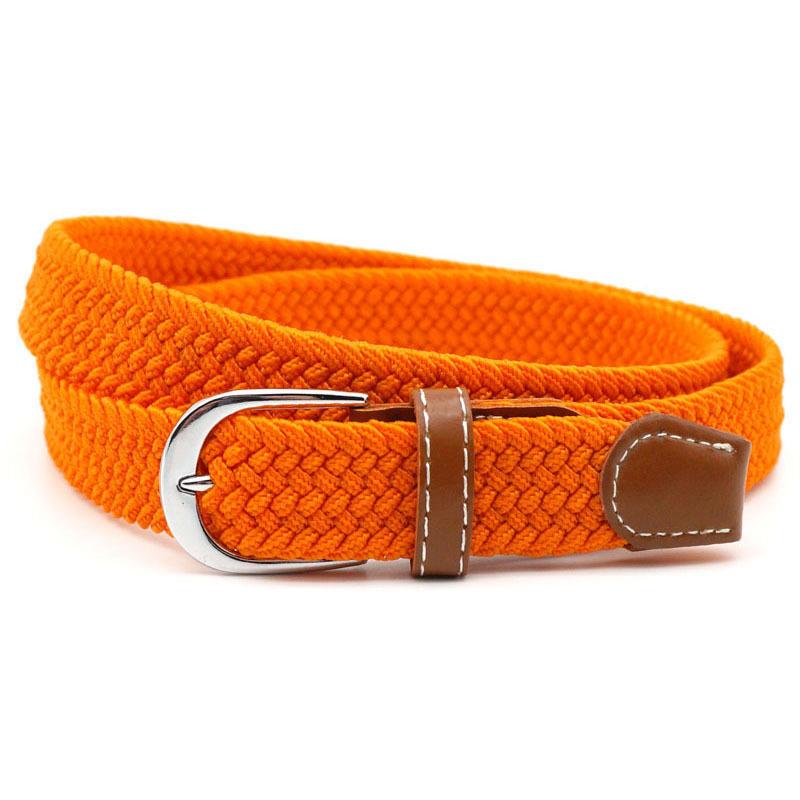 Belt | Stretch Braided Design | Hole-Free Adjustable Fit | Breathable Comfort