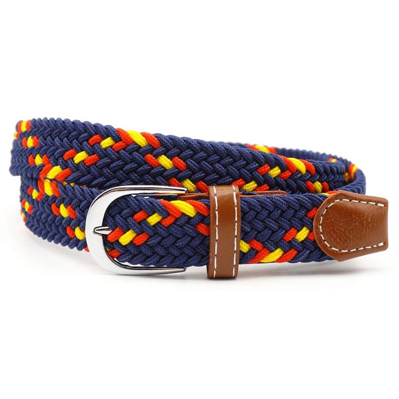 Belt | Stretch Braided Design | Hole-Free Adjustable Fit | Breathable Comfort
