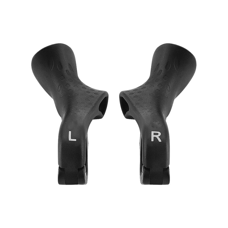 Bicycle Handlebar Grips | Ergonomic Contour & Non-Slip | Carbon Fiber & Nylon | Comfortable Grip