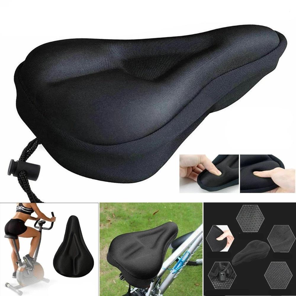 Bicycle Seat Cushion | Breathable Extra Comfort | Shock-Absorbent Silicone & Anti-Slip