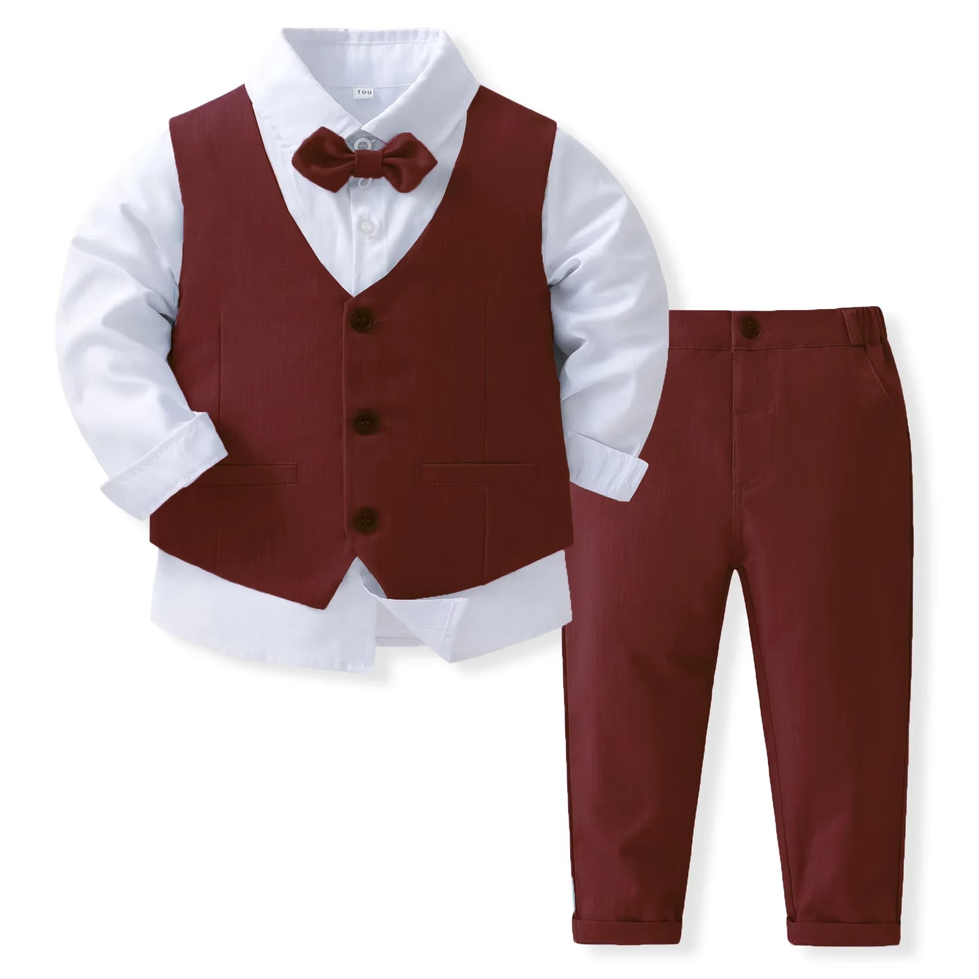 Boys Formal Outfit for Toddlers & Kids | Tailored Cotton | Shirt & Pants | Weddings