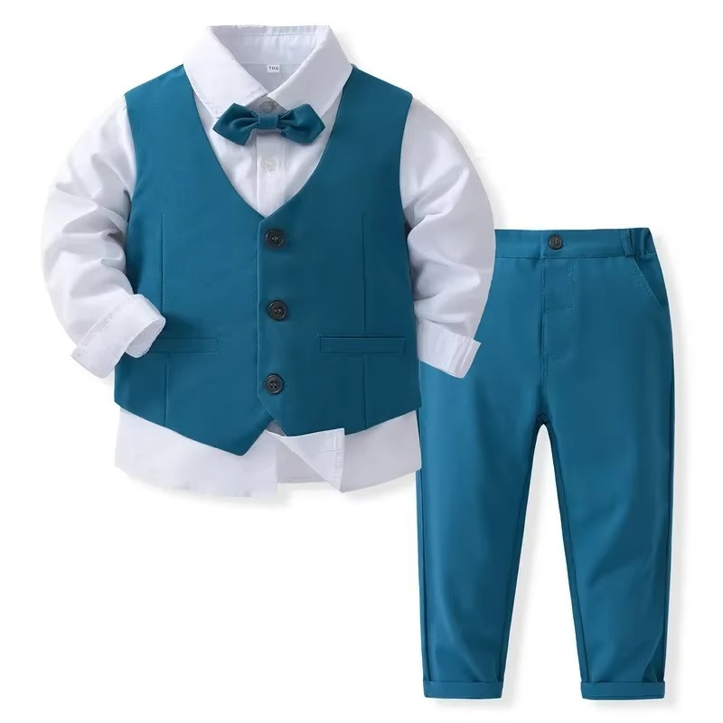 Boys Formal Outfit for Toddlers & Kids | Tailored Cotton | Shirt & Pants | Weddings