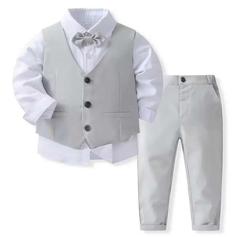 Boys Formal Outfit for Toddlers & Kids | Tailored Cotton | Shirt & Pants | Weddings