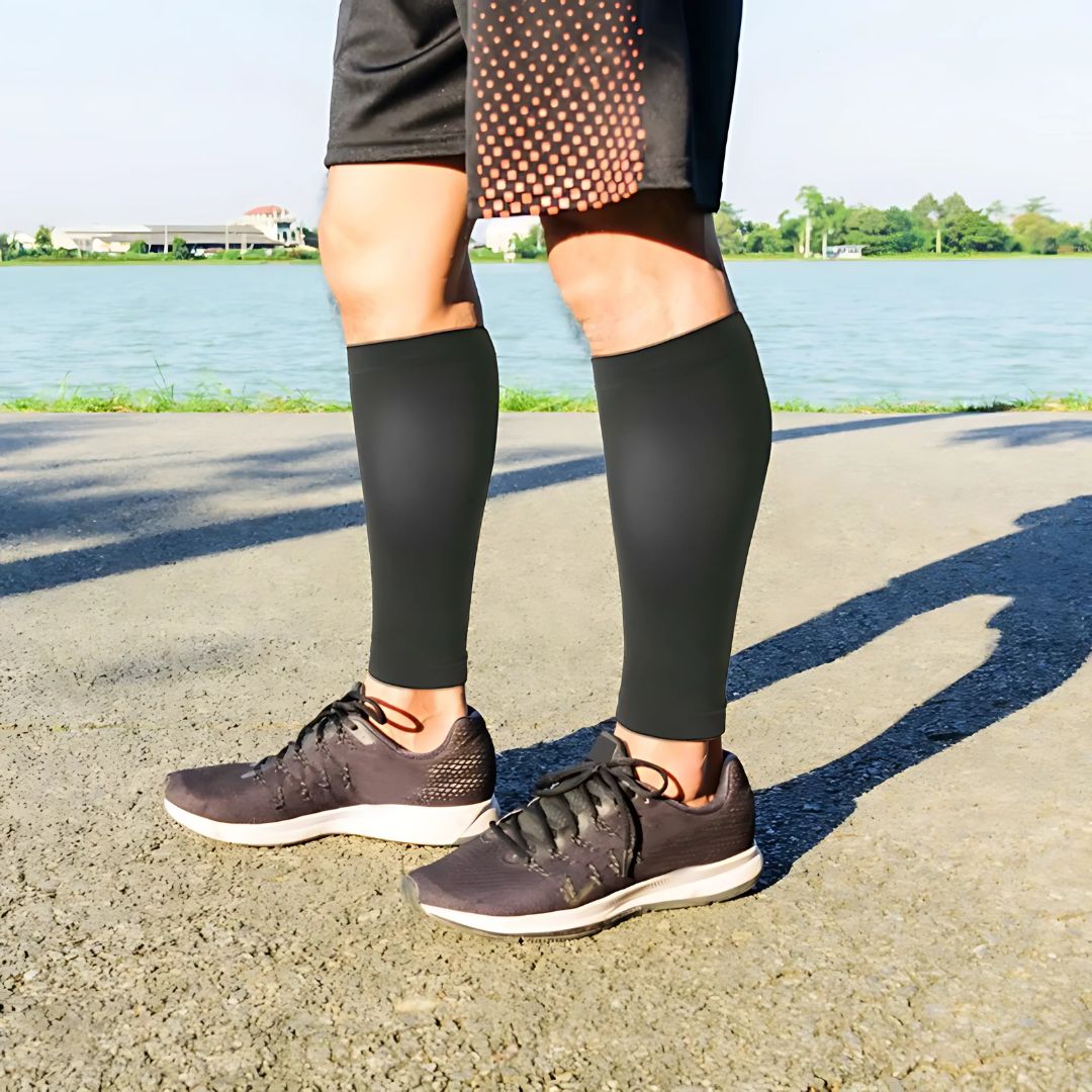 Calf Compression Socks | Soft Elastic Fabric | Circulation Support