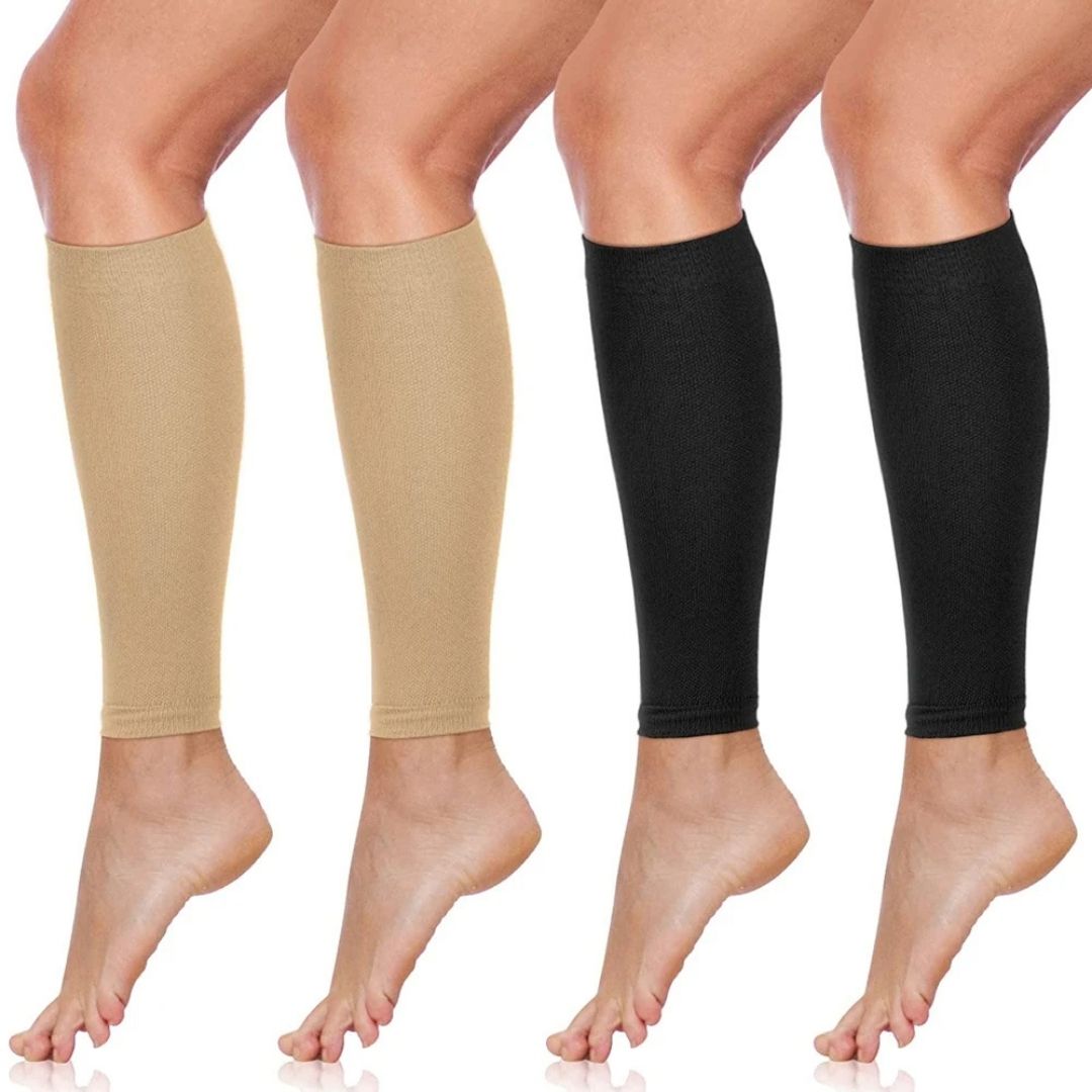 Calf Compression Socks | Soft Elastic Fabric | Circulation Support
