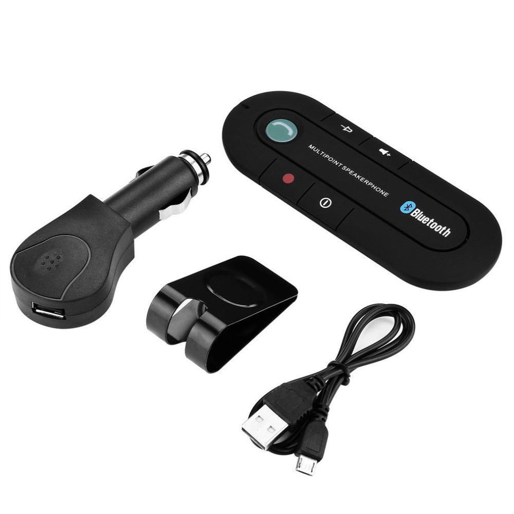 Car Hands-Free Speaker | Magnetic Sun Visor Mount | Noise Cancellation | Long Battery Life
