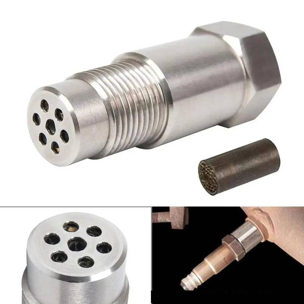 Car O2 Sensor Adapter | Mini Catalytic Converter | Stainless Steel M18x1.5 Thread