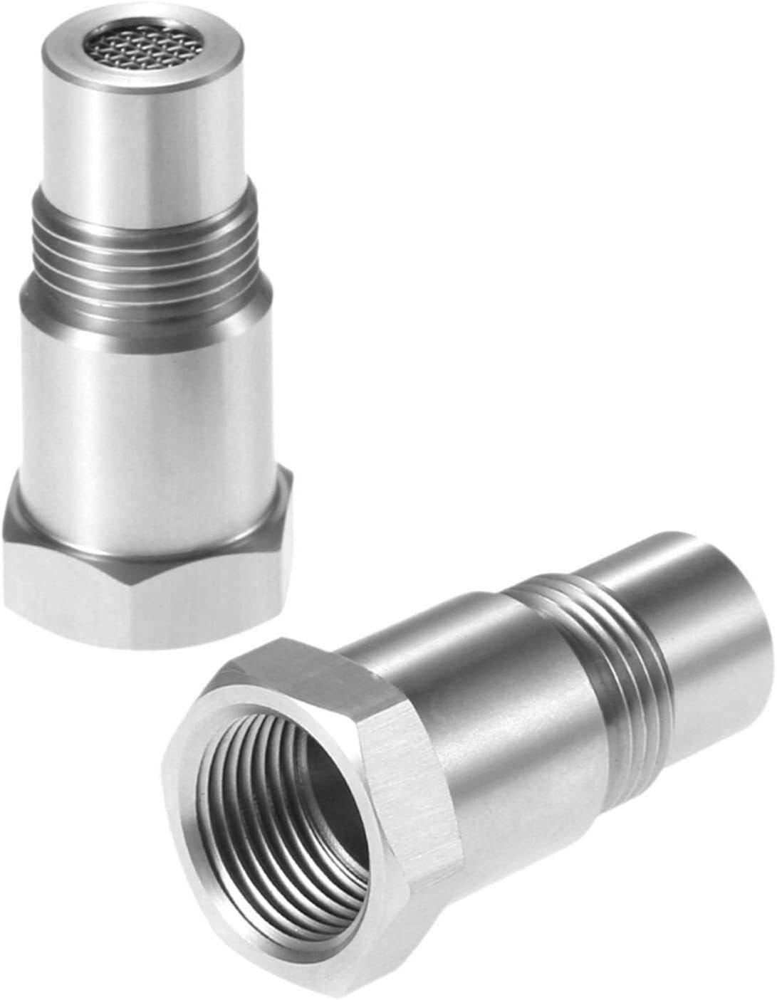 Car O2 Sensor Adapter | Mini Catalytic Converter | Stainless Steel M18x1.5 Thread