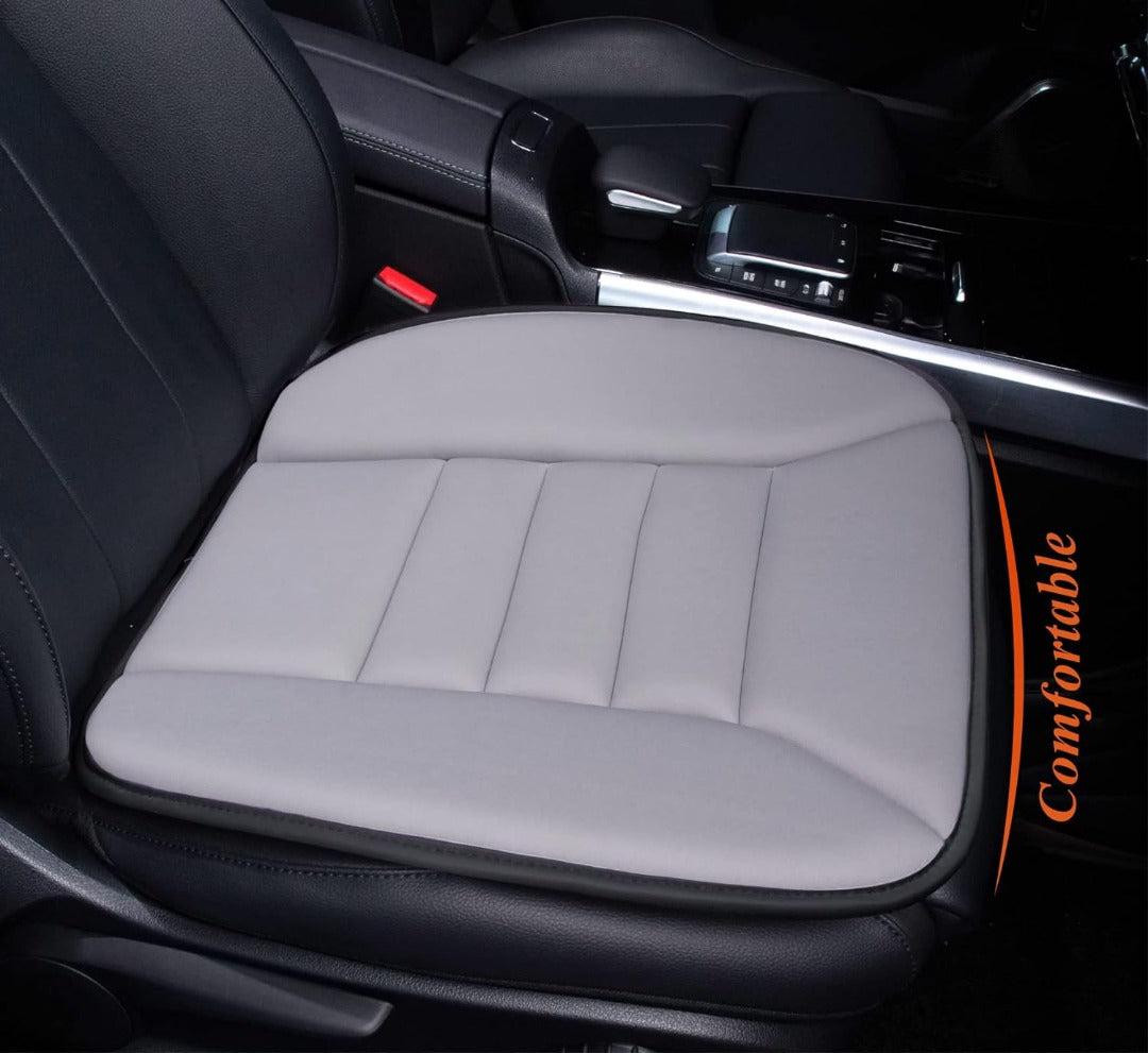 Car Seat Cushion | Memory Foam Ergonomic Support | Breathable Fabric & Silicone Gel | Lumbar Support