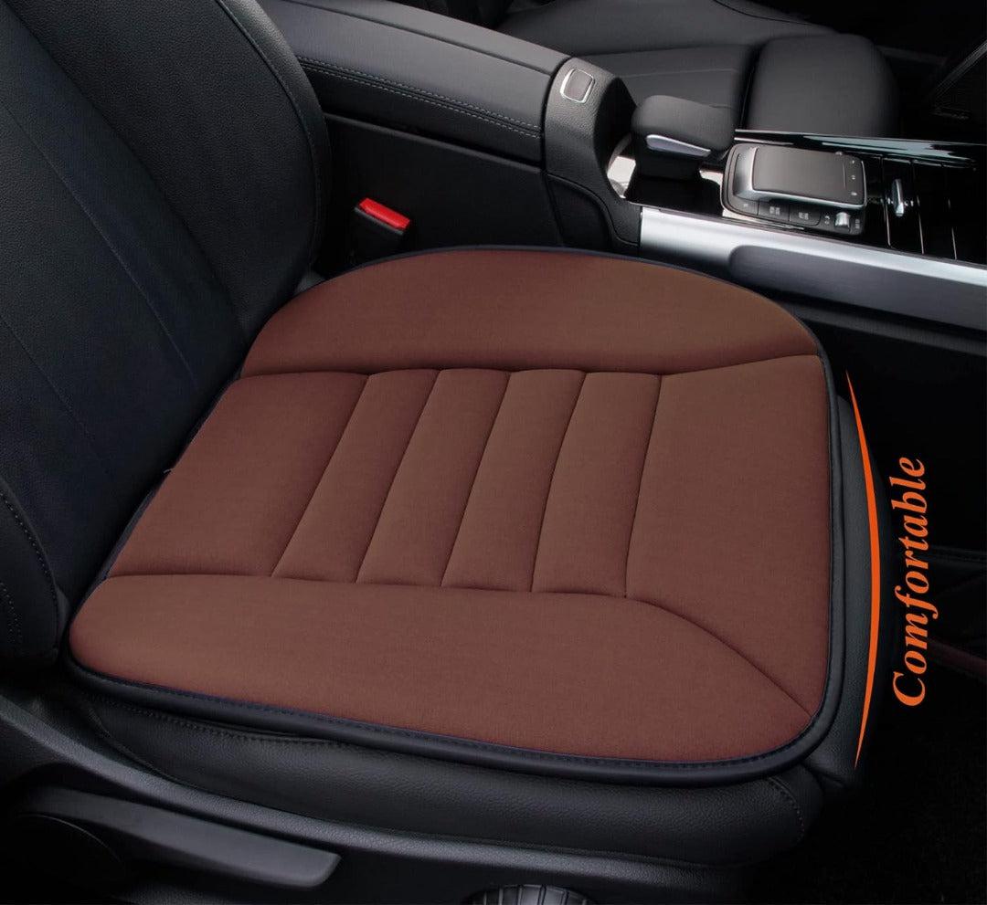 Car Seat Cushion | Memory Foam Support | Breathable Cover & Silicone Gel | Pain Relief