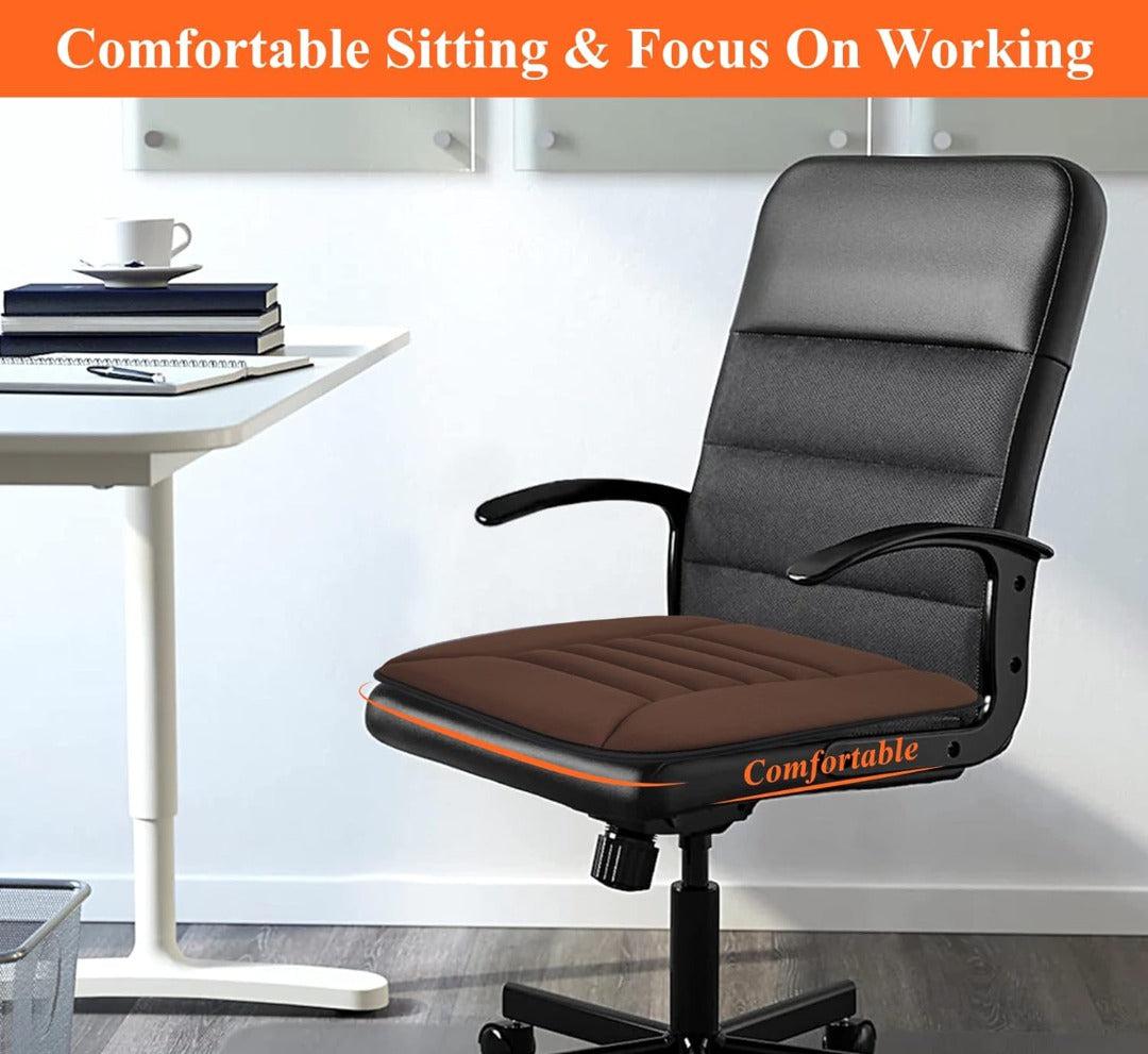 Car Seat Cushion | Memory Foam Support | Breathable Cover & Silicone Gel | Pain Relief