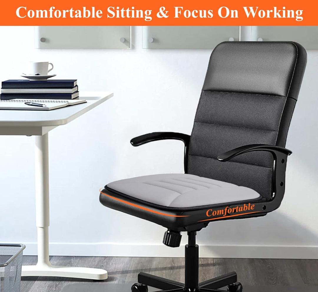 Car Seat Cushion | Memory Foam Support | Breathable Cover & Silicone Gel | Pain Relief