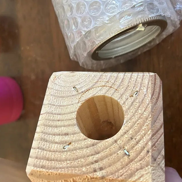 Carpenter Bee Trap | Easy-Install Non-Chemical Hanging Trap | 25 cm Depth | Wood Protection