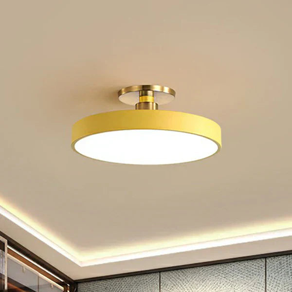 Ceiling Lamp | Nordic Sphere LED | 40cm Diameter & Metal Base | Energy-Saving