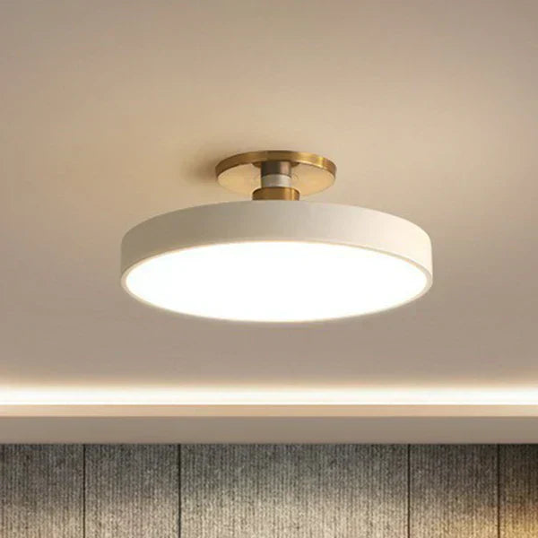 Ceiling Lamp | Nordic Sphere LED | 40cm Diameter & Metal Base | Energy-Saving