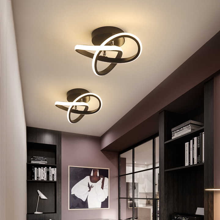 Ceiling Light | Adjustable Three-Ring LED | Remote Control & Multi Light Modes | Modern Interiors
