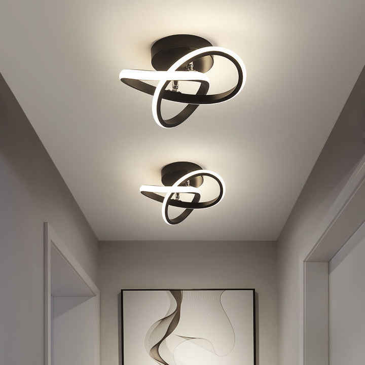 Ceiling Light | Adjustable Three-Ring LED | Remote Control & Multi Light Modes | Modern Interiors