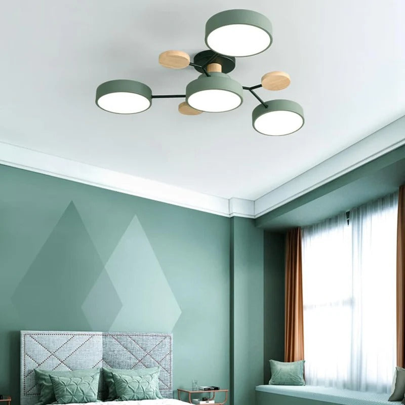 Ceiling Light | Dimmable & Color-Changing | Multi-Point 4-7 Lights | Modern Living Room
