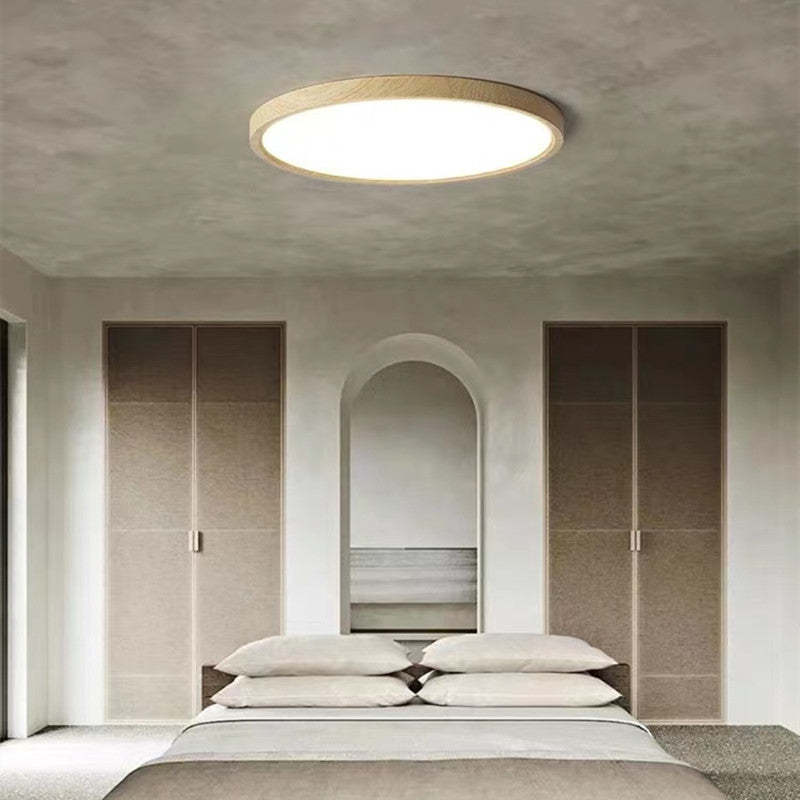 Ceiling Light | Dimmable Tri-Color LED | Wood Frame | Cozy Ambience