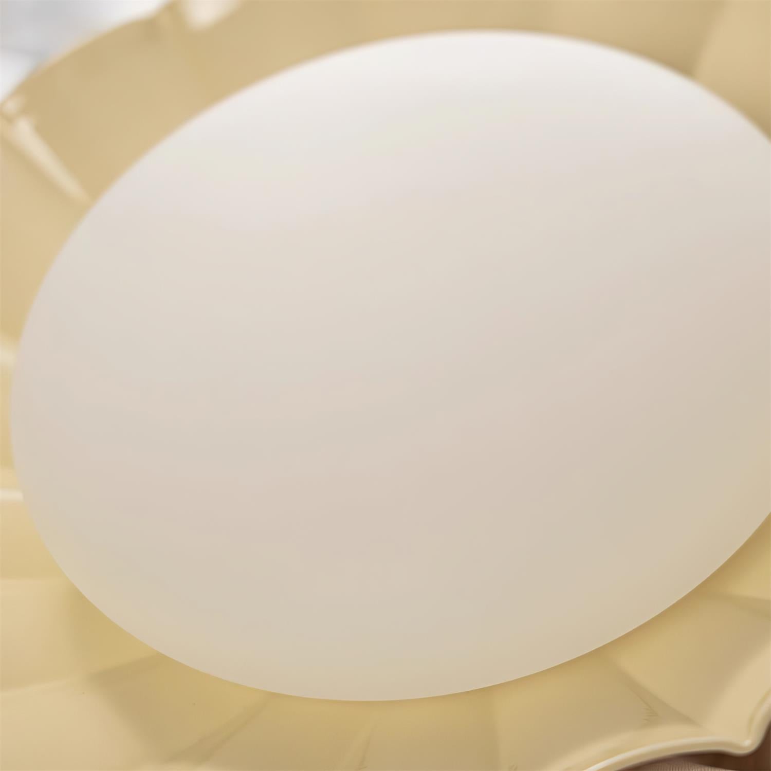 Ceiling Light | Sculptural Wavy Cloud Design | Integrated LED | 25cm Diameter, Moisture-Resistant