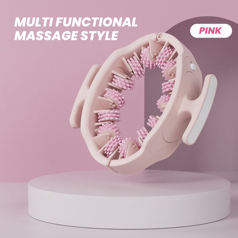 Cellulite Massage Roller | 360° Deep-Tissue Massage | Adjustable Width & Removable Handle