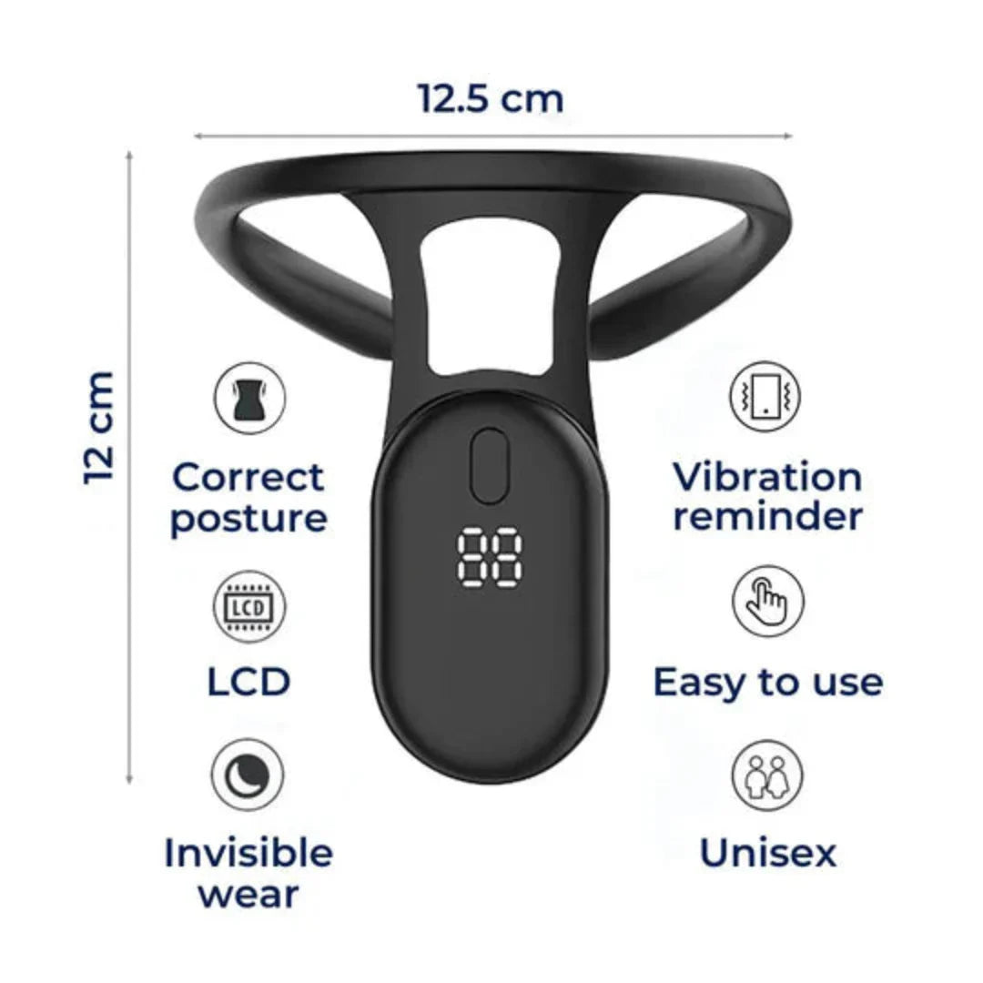 Cervical Neck Brace | Real-Time Posture Feedback | Silicone | Week-Long Battery