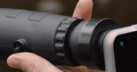 Compact Monocular | 600x Magnification | Multi-Coated HD Glass Lens | Smartphone Adapter