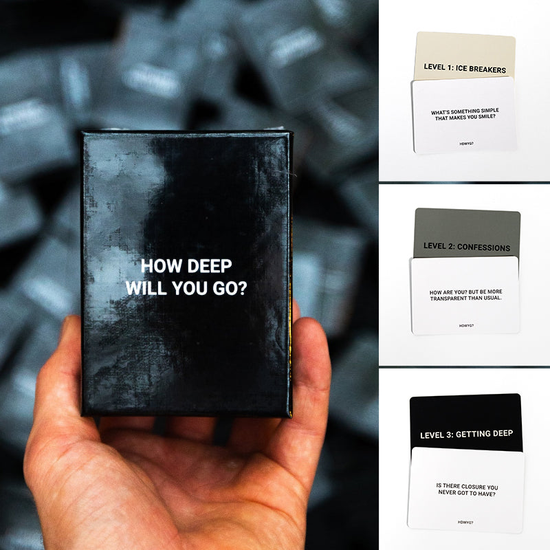 Conversation Card Game | Deep-Connection Questions | 99 Question & Challenge Cards | Date Night