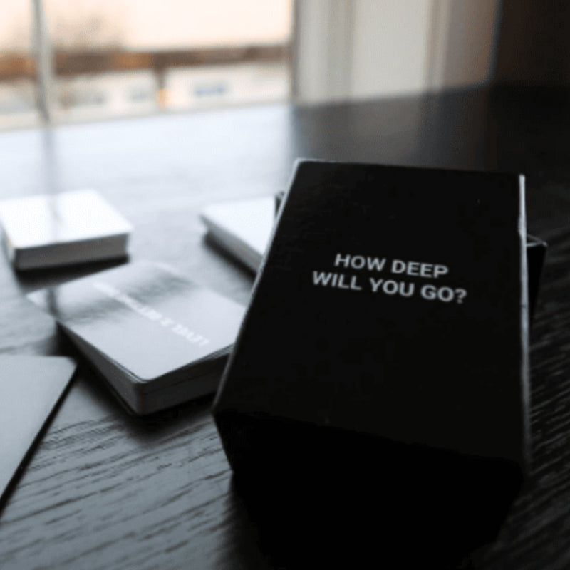 Conversation Card Game | Deep-Connection Questions | 99 Question & Challenge Cards | Date Night