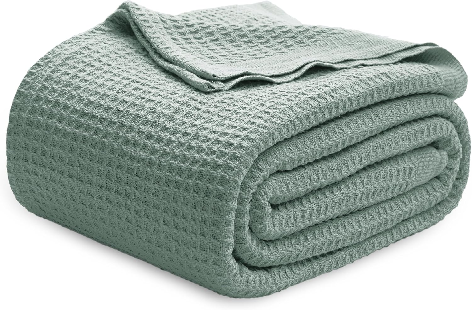 Cooling Blanket | Waffle Weave Cooling Design | 100% Cotton Queen | Lightweight & Breathable
