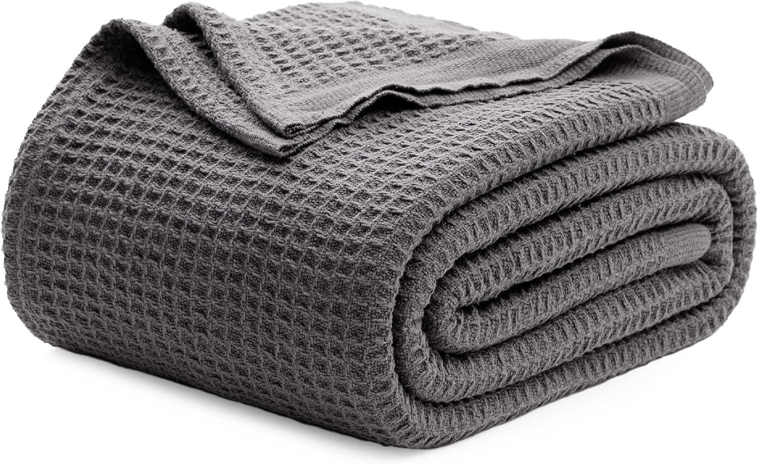 Cooling Blanket | Waffle Weave Cooling Design | 100% Cotton Queen | Lightweight & Breathable