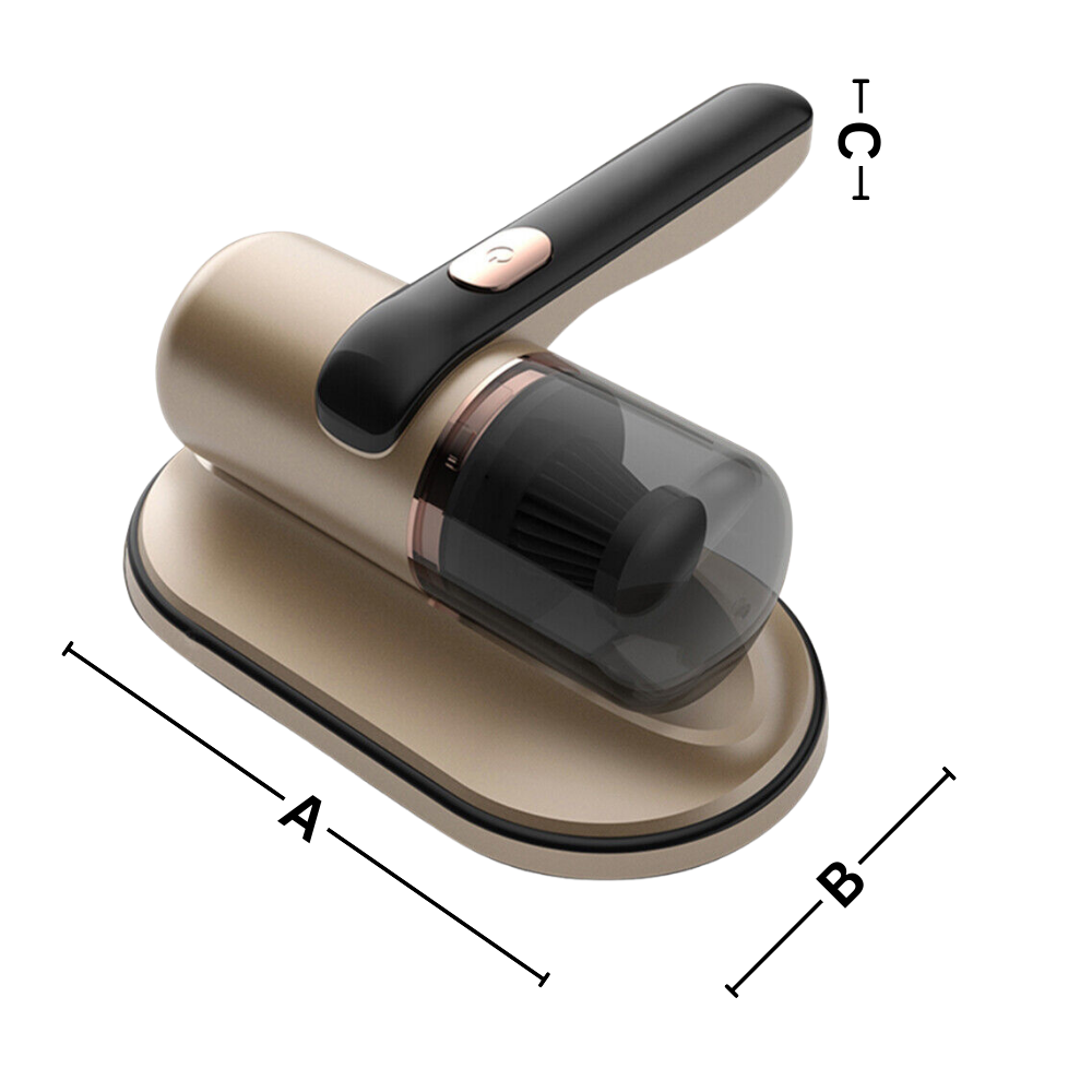 Cordless Dust Mite Vacuum | UV-C Lamp & Powerful Suction | USB-C Fast Charging | Allergen Reduction