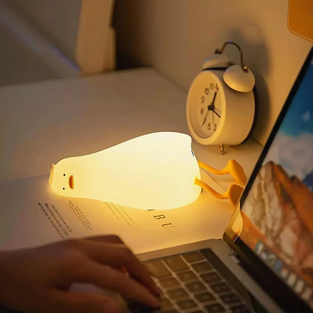 Cute Animal LED Night Lamp | Touch & Squeeze Control | Rechargeable Battery | Soothing Ambience