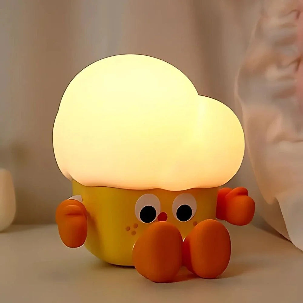 Cute Animal LED Night Lamp | Touch & Squeeze Control | Rechargeable Battery | Soothing Ambience