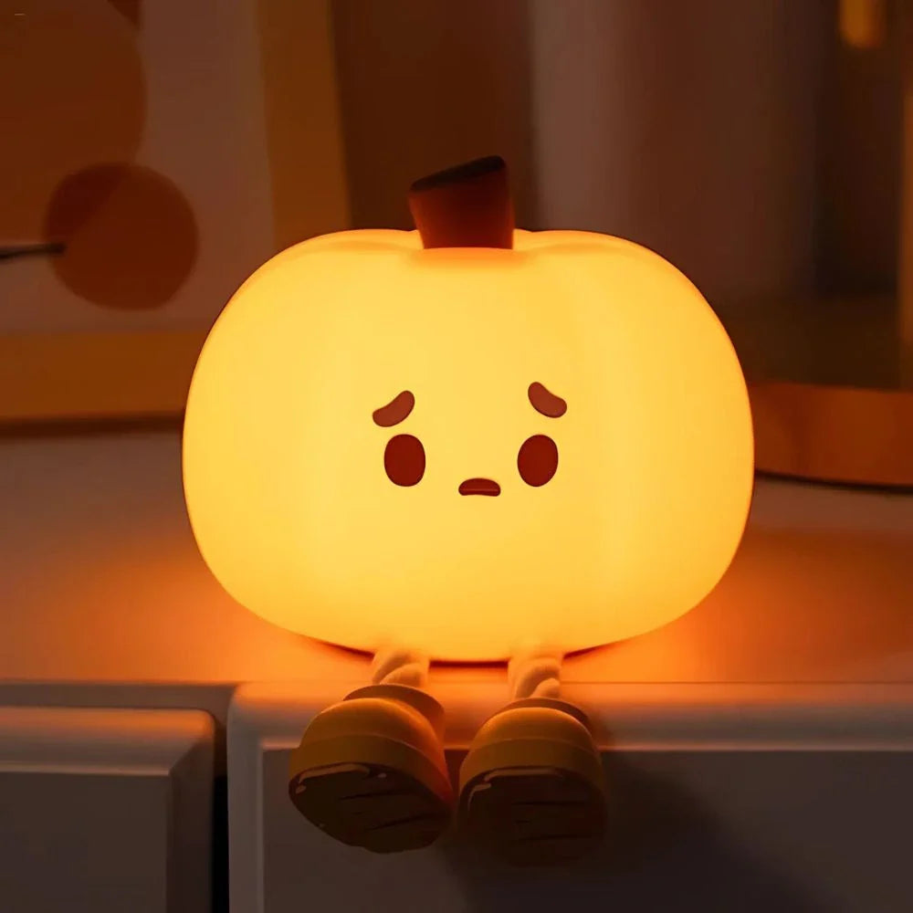 Cute Animal LED Night Lamp | Touch & Squeeze Control | Rechargeable Battery | Soothing Ambience